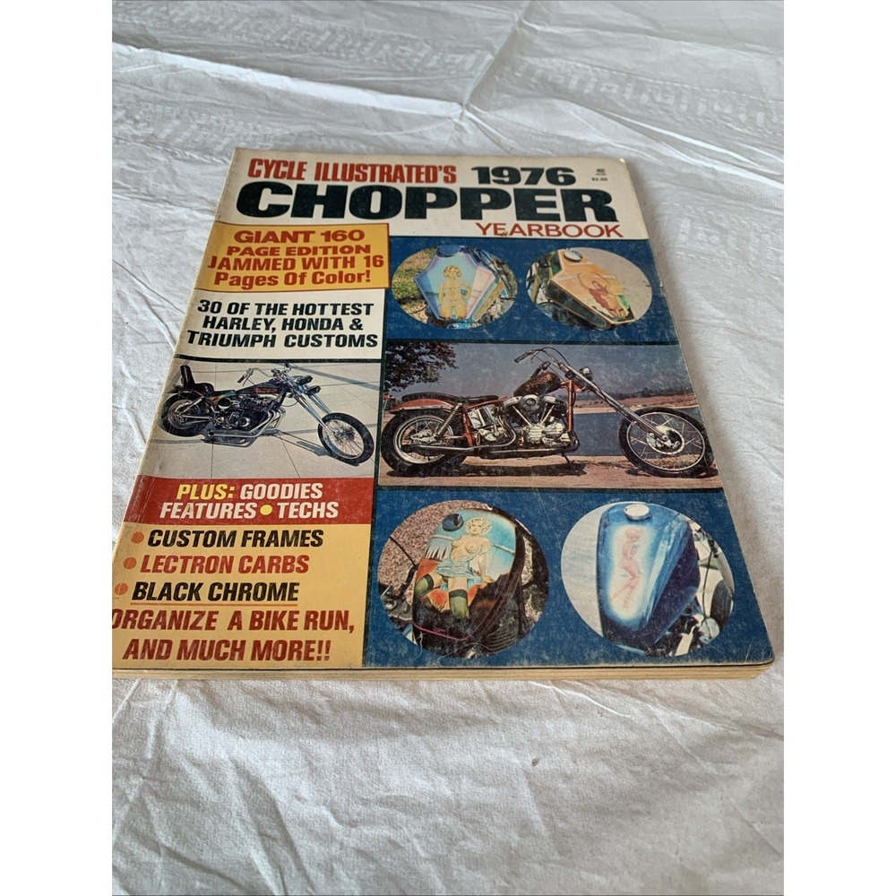 Vtg Cycle Illustrated's Chopper Yearbook 1976 By Modern Day Periodicals, Inc.